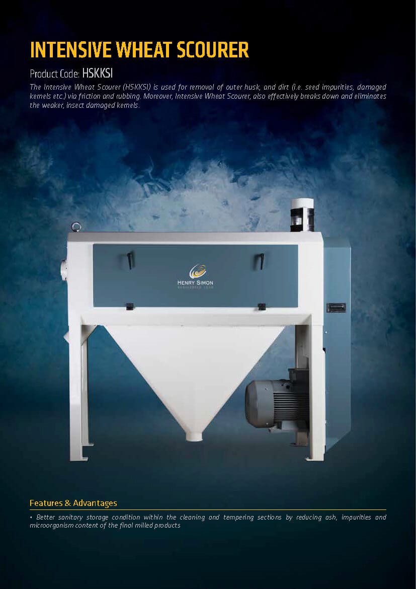 Grain Separator HSTCSI - Technical Sheet PDF