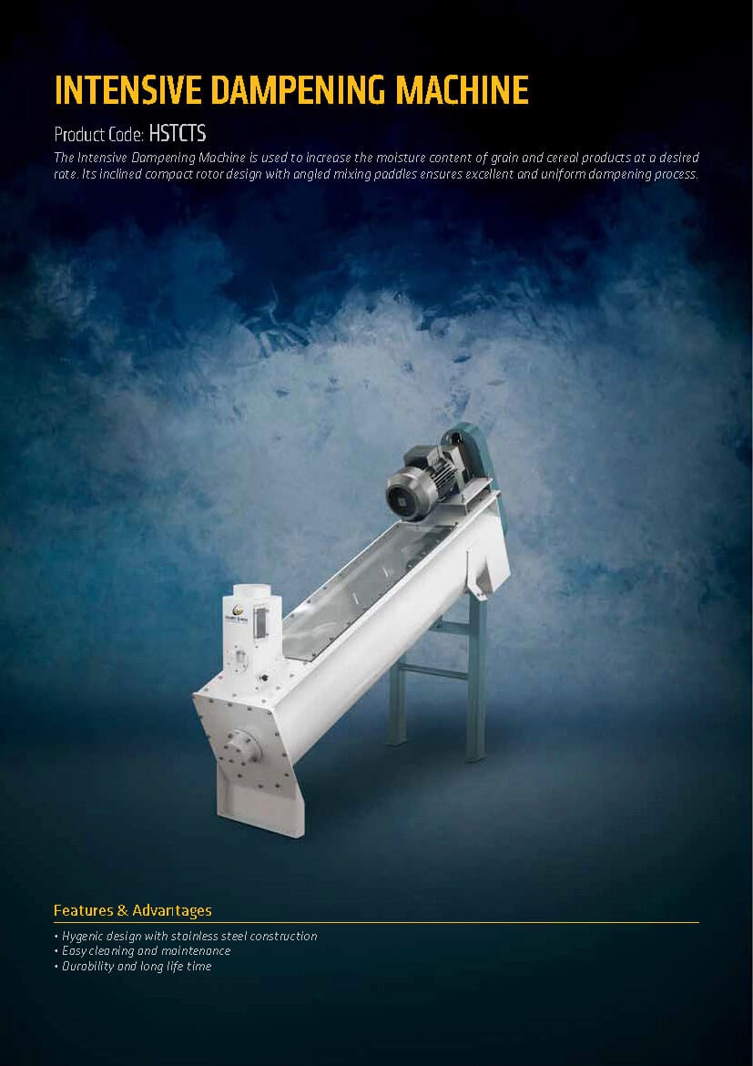 Destoner Classifier - HSTKTD Technical Sheet PDF